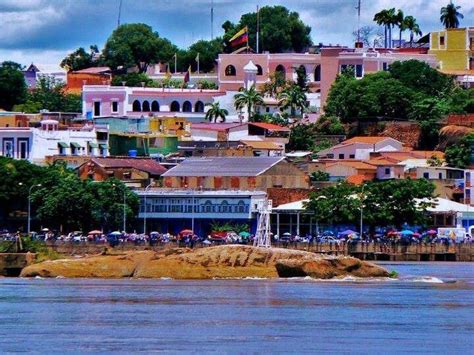 It is bordered by colombia, brazil, trinidad and tobago and guyana. Ciudad Bolivar, Venezuela | Venezuela