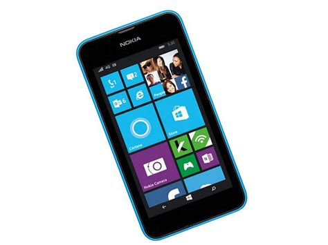 Nokia Lumia 530 3g Windows 8 Smart Phone In Blue For Cricket Wireless