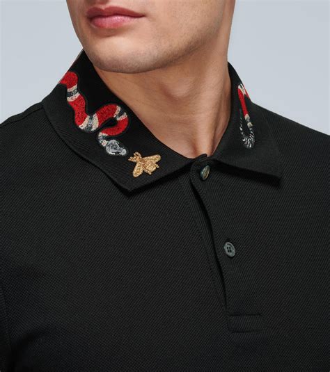 Black Gucci Shirt With Snakesave Up To 15