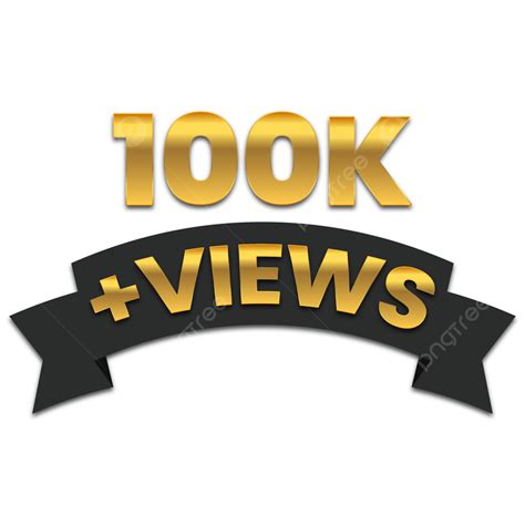 Youtube Thumbnail Design Vector Hd Images 100k Views Celebration