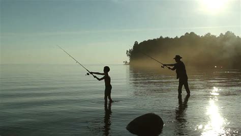 From here you can download 3d wallpapers zip file. Father and Son Fishing On Stock Footage Video (100% ...