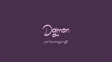 Digimon Font Download Free For Desktop And Webfont