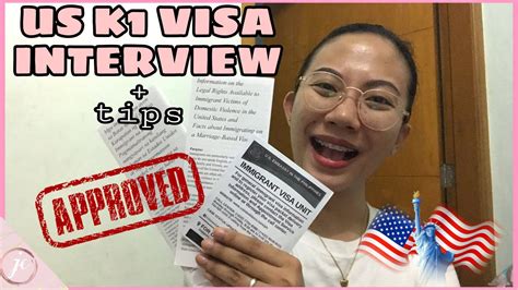K1 Fiancé Visa 2020 My Visa Interview Experience Approved Jhencabraltv Youtube