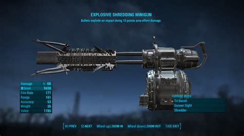 Free Download Chrome Minigun Fallout4 Mod Download 1920x1080 For Your