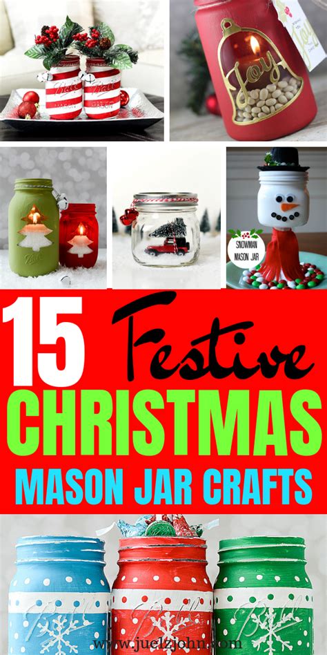 15 Fabulous And Festive Christmas Mason Jar Crafts To Make This Holiday