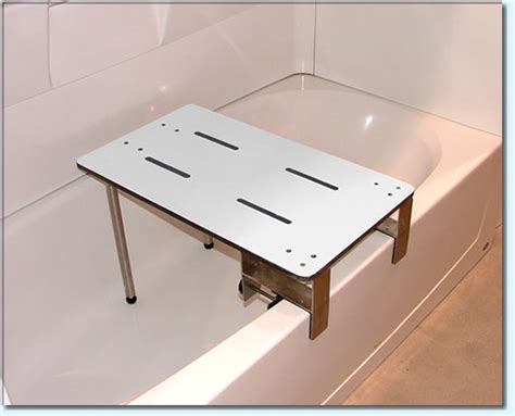 Shower seat chair, handicap bathtub bench,adjustable safety design: ADA Compliant Portable Clamp-On Tub Seat