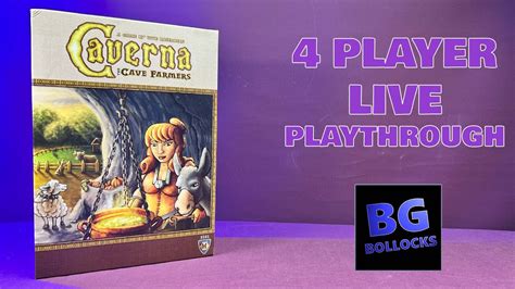 Caverna Board Game 4 Player Live Playthrough Youtube
