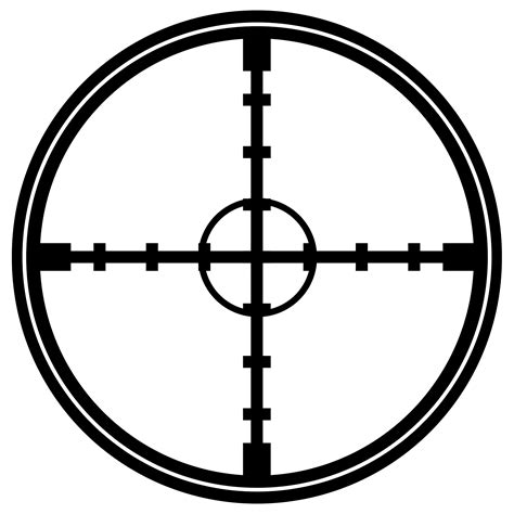 Reticle Clip Art Crosshair Png Download 20002000 Free
