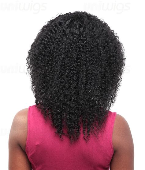 Samira Jerry Curl 12 Indian Remy Human Hair Full Lace Wig