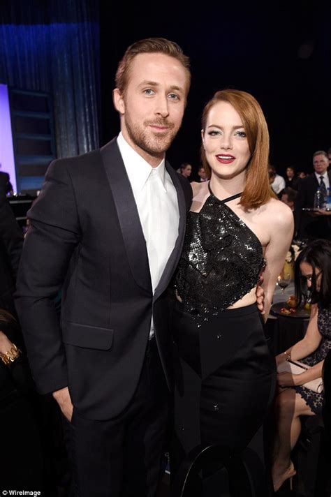 Here's emma stone and ryan gosling being all cute and stuff. Critics' Choice Awards 2016: Emma Stone and Ryan Gosling's ...