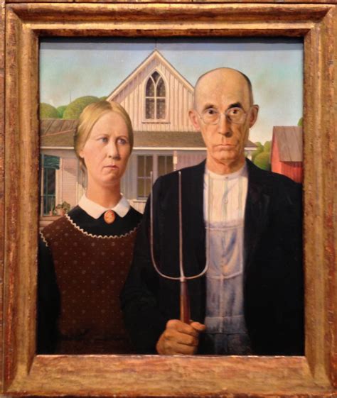 Art Institute Of Chicago Grant Wood S Painting American G Flickr