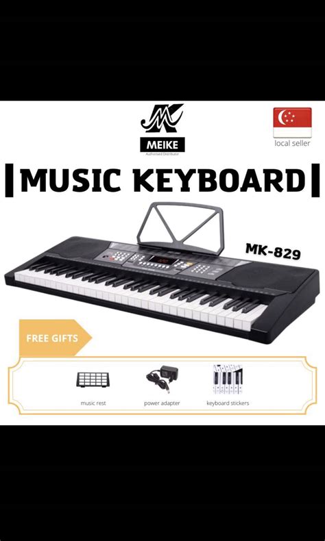 Mk 829 Music Keyboard Hobbies And Toys Music And Media Musical