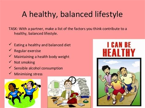The Characteristics Of A Balanced Healthy Lifestyle