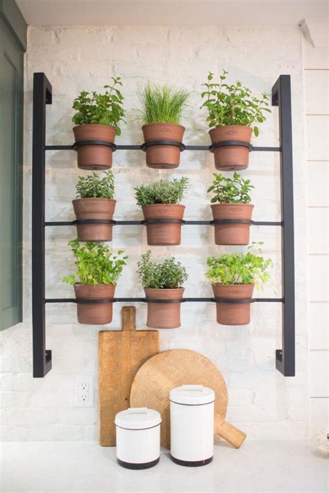 Fixer Upper In 2020 Herb Garden In Kitchen Herb Wall