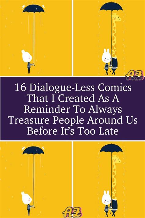 16 Dialogue Less Comics That I Created As A Reminder To Always Treasure People Around Us Before
