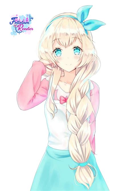 Pastel Anime Girl Transparent