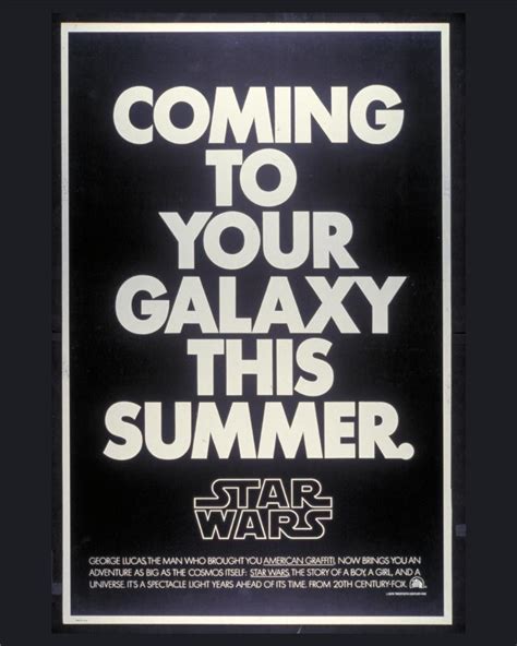 The Official Teaser Poster Of Star Wars Coming To Your Galaxy This