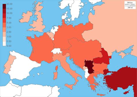 European Countries By Number Of Deaths In Ww1 Reurope