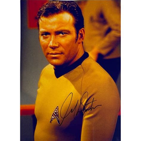 Autograph Signed Star Trek William Shatner Photo