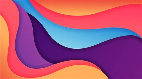 Vector Abstract Background With Soft Gradient Color And Dynamic Shadow