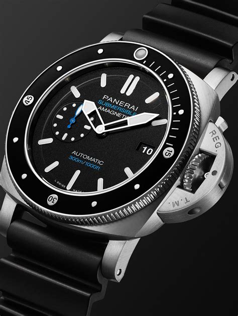 Silver Luminor Submersible 1950 Amagnetic 3 Days Automatic 47mm