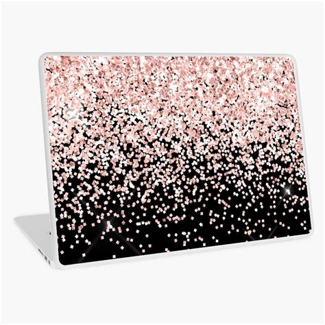 Light Pink Glitter Laptop Skin For Sale By Boo Illustrates Redbubble