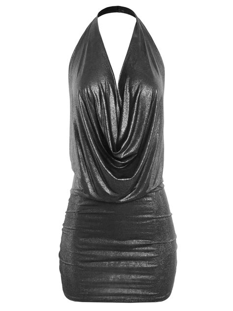 Deep Sexy V Neck Halter Backless Party Club Mini Dress Ebay