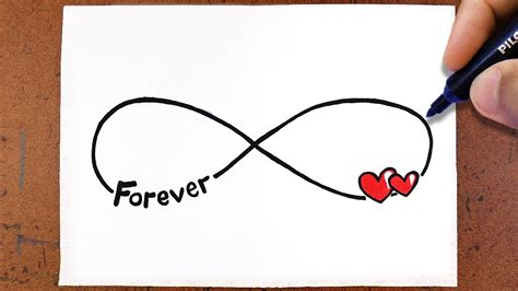Como Desenhar Forever ∞ ️ Dia Dos Namorados Fácil E Fofinho Youtube