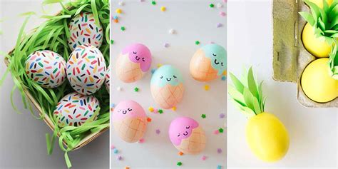 10 Easy Home Dyed Easter Egg Painting Ideas