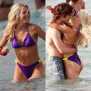 Photos Bikini Babe Julianne Hough Sucks Face With Costar