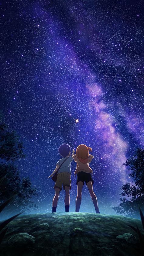 26 Scenery Night Sky Anime Wallpaper Sachi Wallpaper