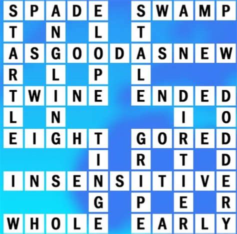 Swampy Areas Crossword