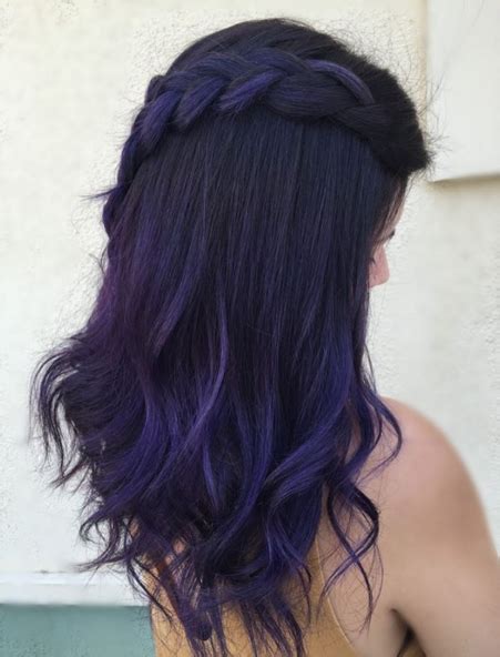 Overtone hair system claims to dye dark hair bright purple, rose gold, and red without bleach, but does it work on brunette hair? We can't decide which we love more: @lilmiss_ape's long ...