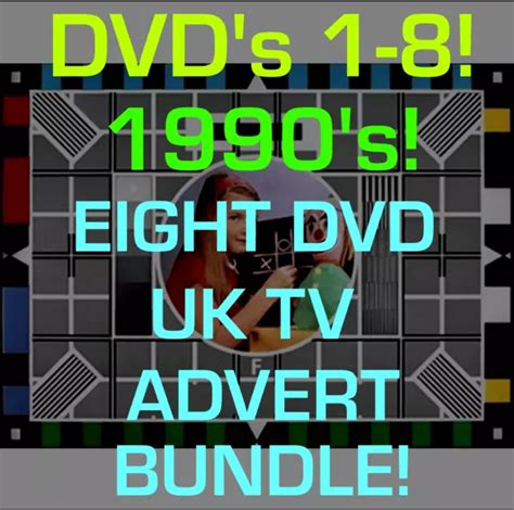 classic 1990 s british uk tv adverts 8 dvd set retro nostalgia vintage 90s 16 37 picclick