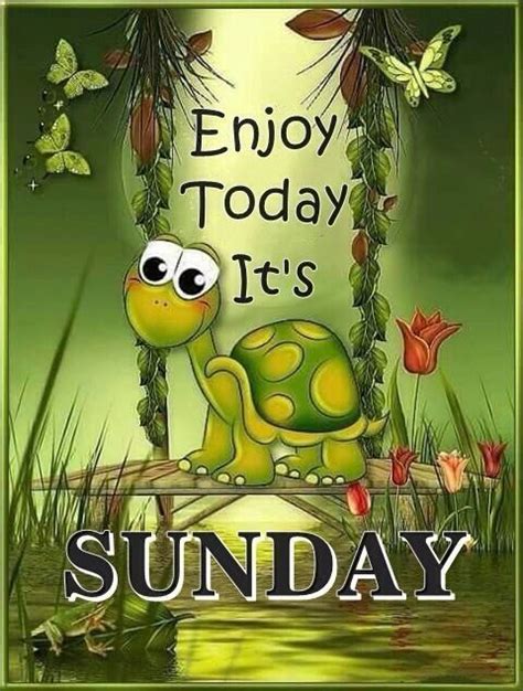 Enjoy Today Its Sunday Sunday Quotes Funny Happy Sunday Quotes
