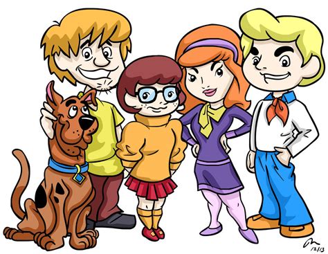 Scooby And The Gang Commission By Philliecheesie On Deviantart