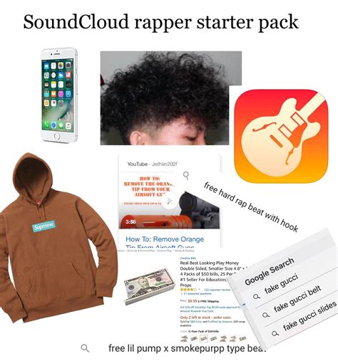 Soundcloud Rapper Starter Pack Rstarterpacks