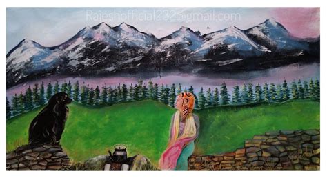 Uttarakhand Painting Of Garhwal Culture By Me Acrylic On Canvas 17