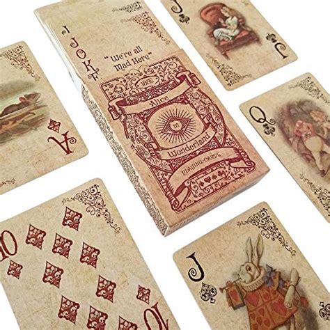 Asvp Shop Alice In Wonderland Playing Cards Full Set Is Ideal For