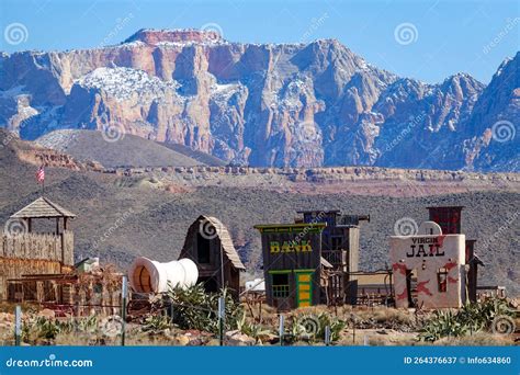 Famous Wild West Ghost Town In The Middle Of The Rugged American