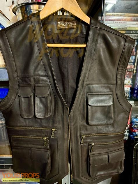 Jurassic World Owen Grady Leather Vest Replica Movie Costume