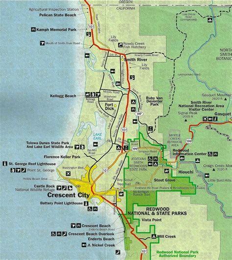 Map Of Crescent City Area 2011 This Map Of Extreme Nw Cal Flickr