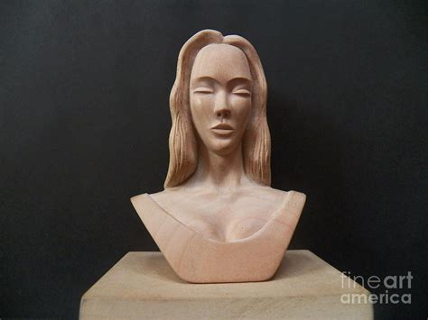 Female Head Bust Sculpture By Ronald Osborne Pixels