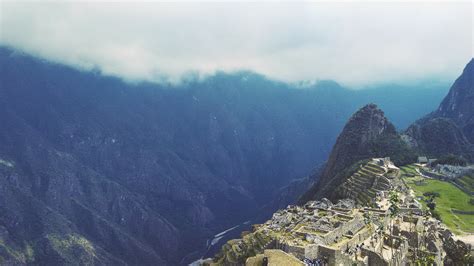 Machu Picchu Mountain Cloud And Stone 4k Hd Wallpaper