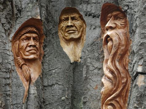 40 Amazing Tree Wood Carving Pictures