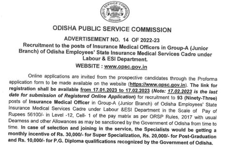 Opsc Ocs Recruitment 2022 Apply Online For 6830 Odisha Civil Service Exam Job Bharati