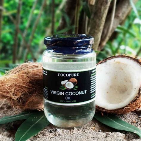 Virgin coconut oil has been used for patients with dryness, eczema and often for microbially colonized psoriasis, acne, contact dermatitis and rosacea lesions. COCOPURE Virgin Coconut Oil 300ml - Cocopure
