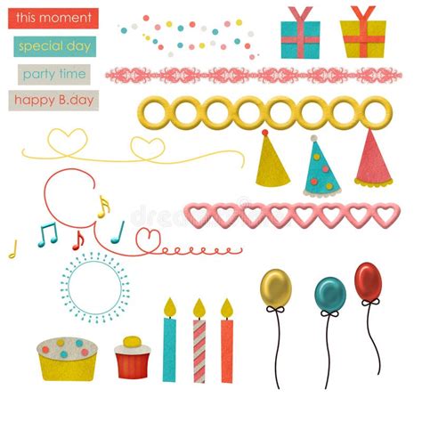 Party Elements Stock Illustration Illustration Of Cake 39463713