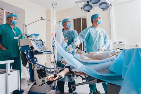 Premium Photo Process Of Gynecological Surgery Operation Using Laparoscopic Equipment Group