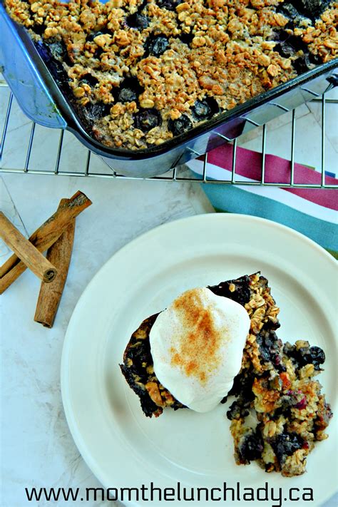 Healthy Dairy Free Blueberry Maple Baked Oatmeal